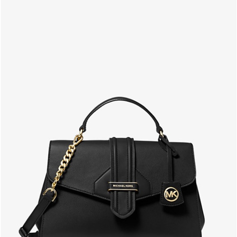 Michael Kors Black Leather Handbag